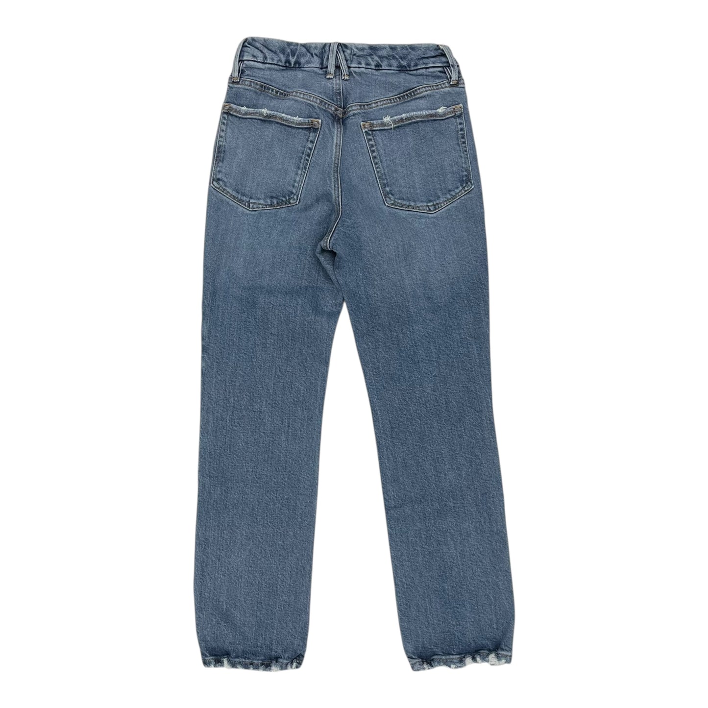 Jeans Straight By Good American In Blue Denim, Size:4