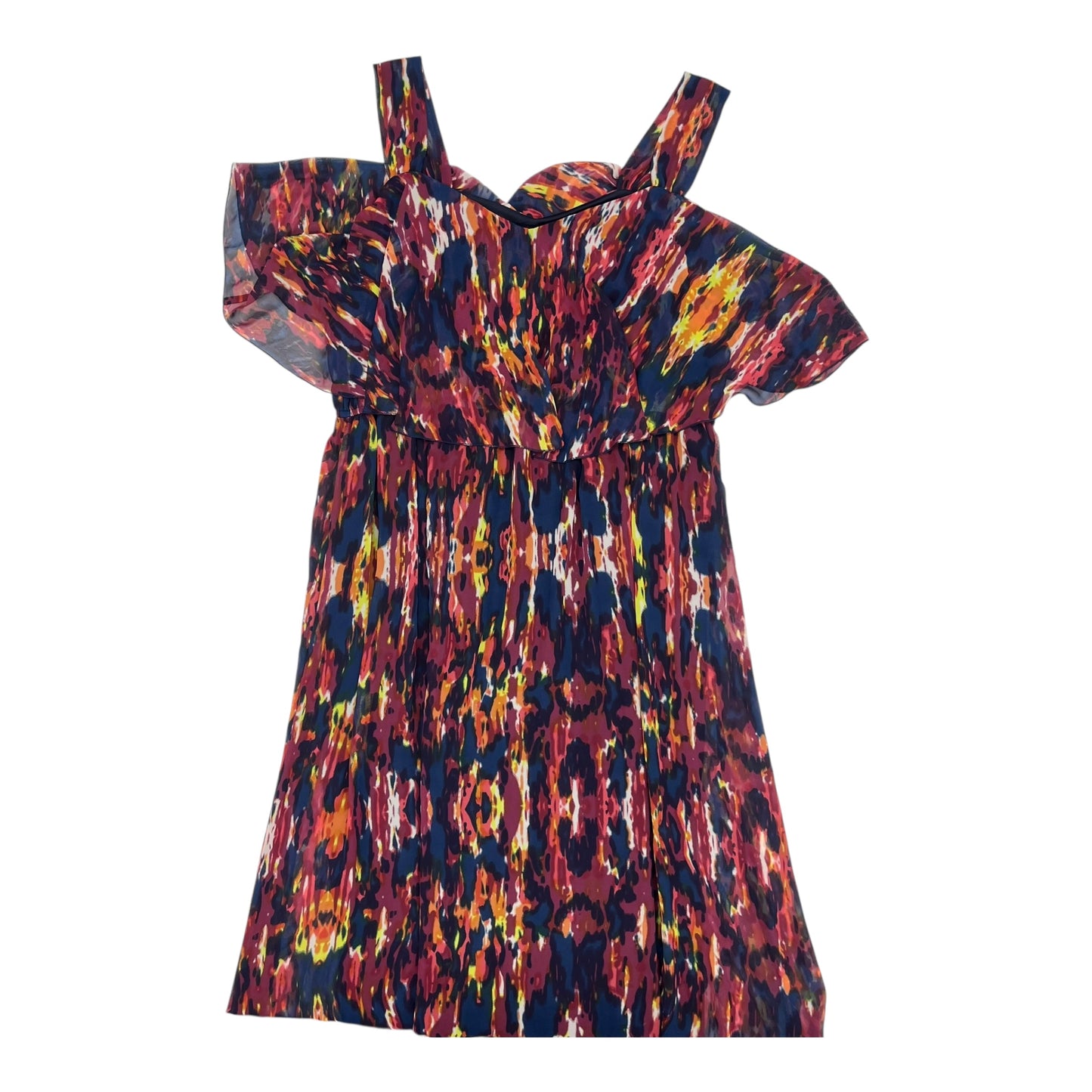 Dress Party Midi By Lane Bryant In Blue, Size:3
