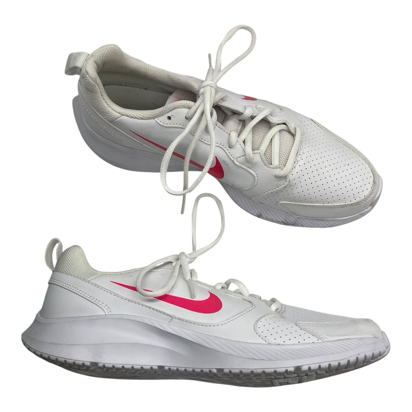 Shoes Athletic By Nike In Pink & White, Size:10