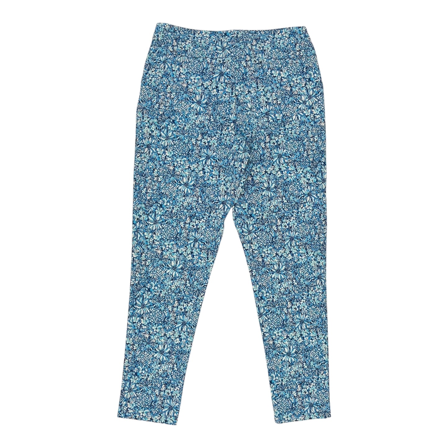 Pants Designer By Lilly Pulitzer In Blue & White, Size:10