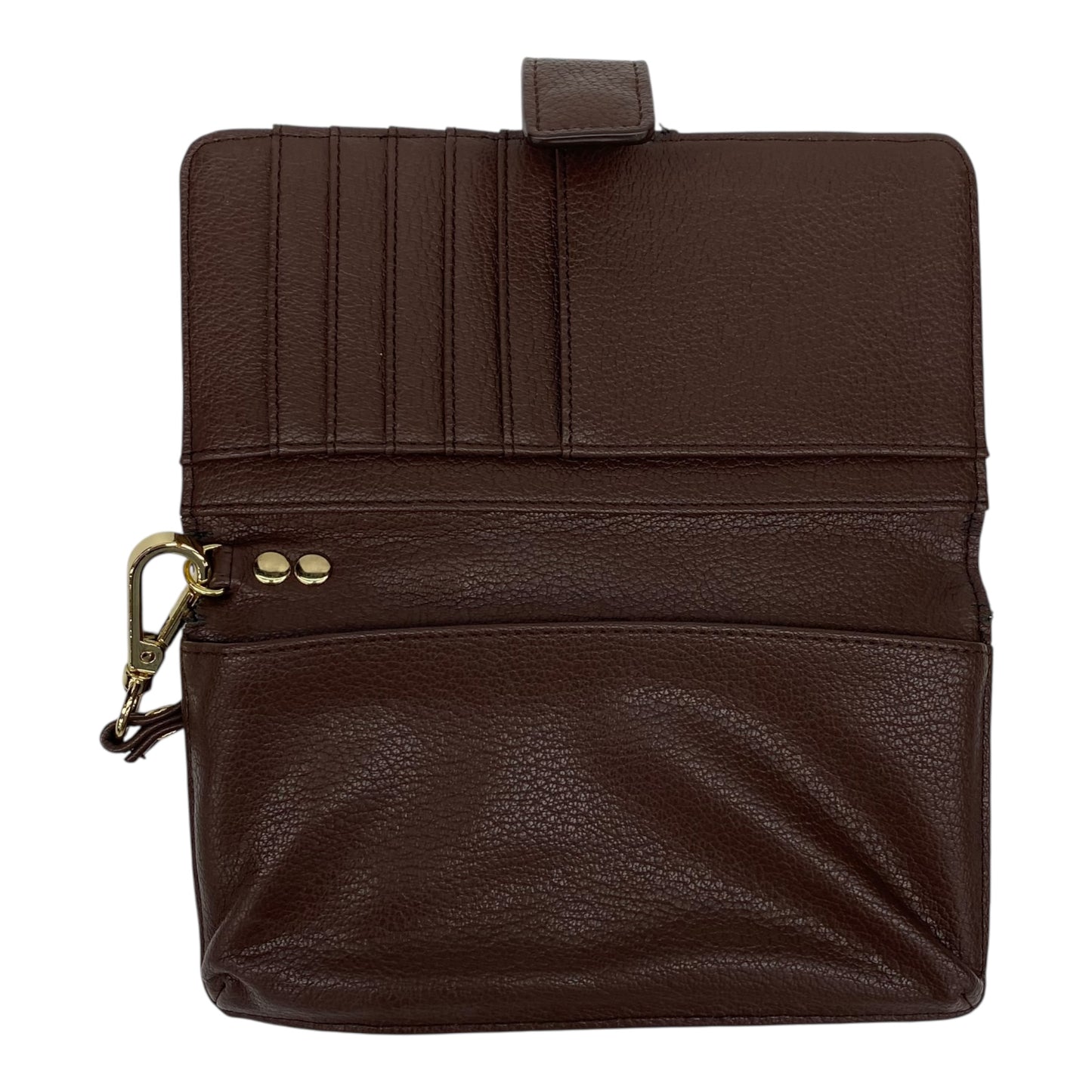 Wristlet By Clothes Mentor In Brown, Size:Medium