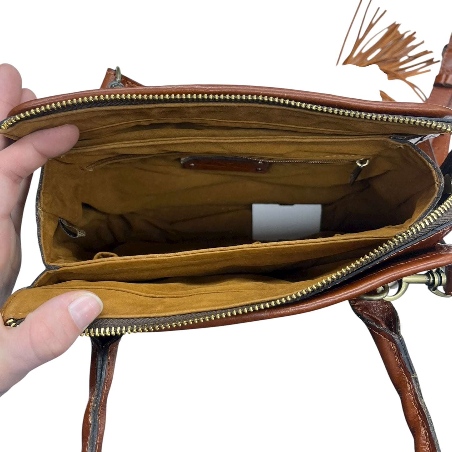 Handbag Designer By Patricia Nash In Brown, Size:Medium