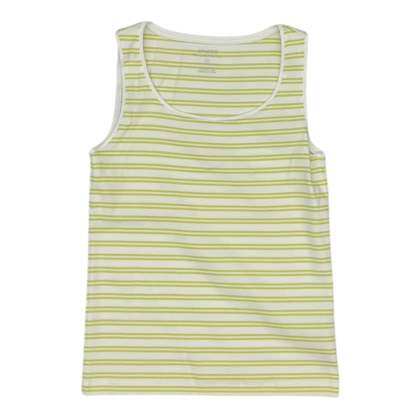 Tank Top By Chicos In Green, Size:M