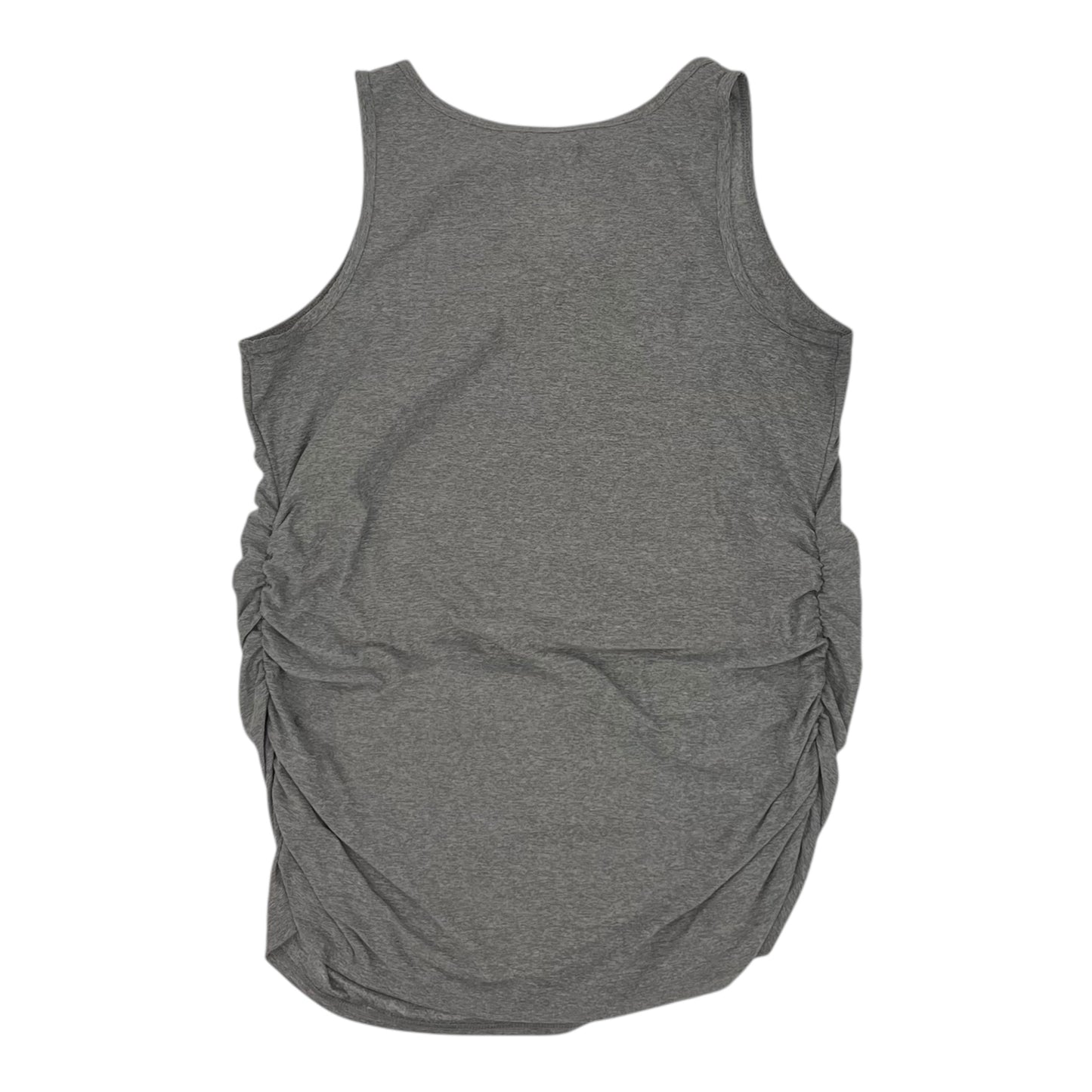 Mat Top Sleeveless By Time And Tru In Grey, Size:M