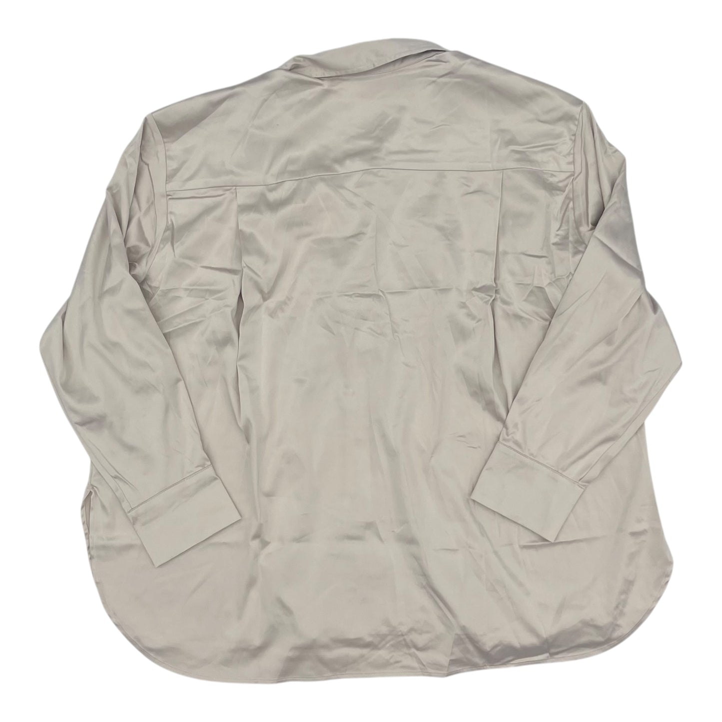 Blouse Ls By Lane Bryant In Tan, Size:2X