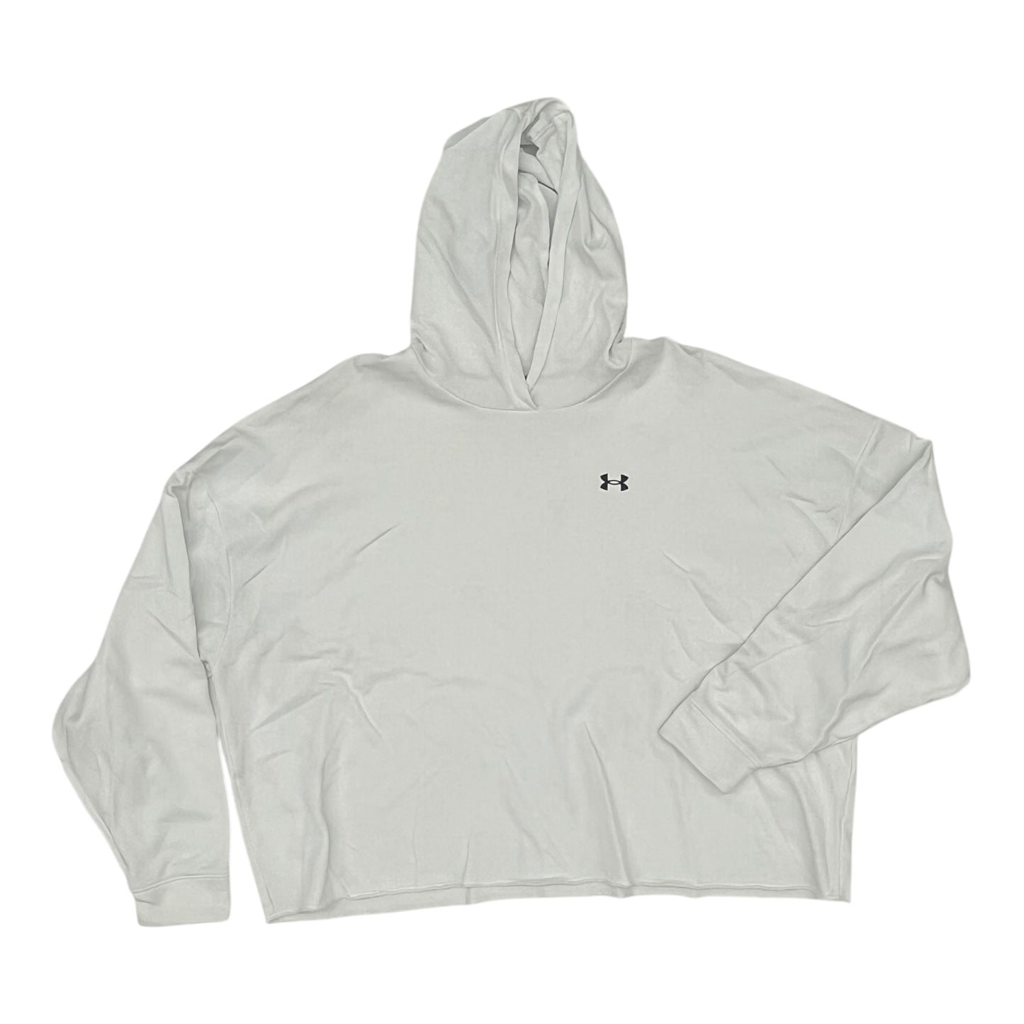 Athletic Sweatshirt Hoodie By Under Armour In White, Size:Xl