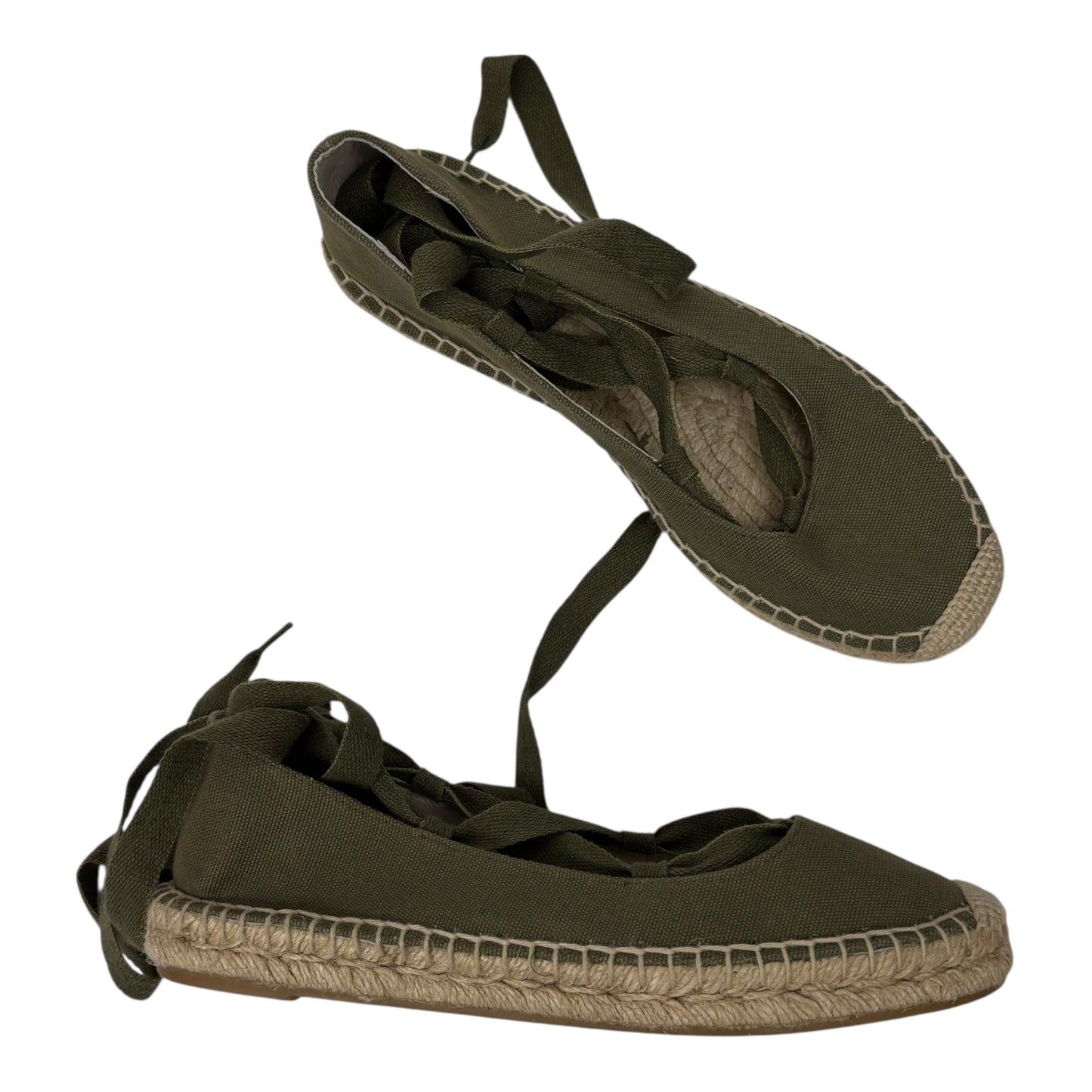 Shoes Flats By J. Crew In Green, Size:7