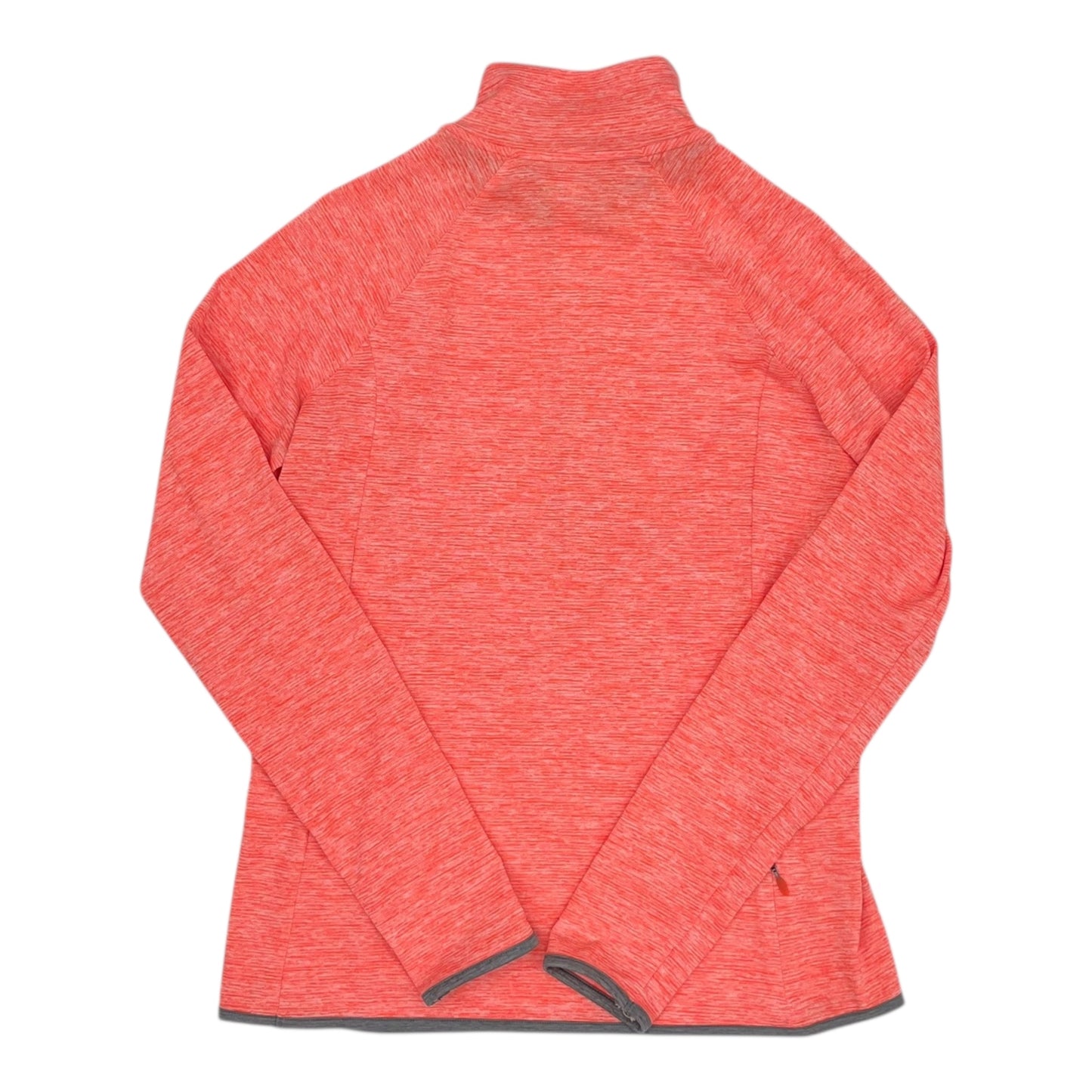 Athletic Top Ls Collar By Under Armour In Orange, Size:M