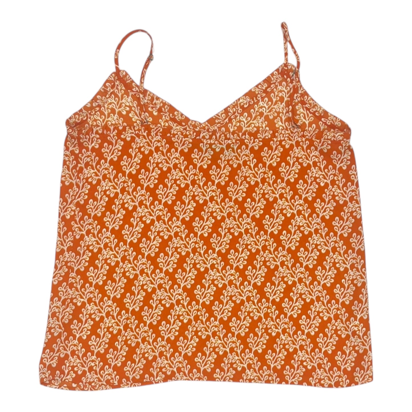 Blouse Sleeveless By Loft In Orange, Size:S