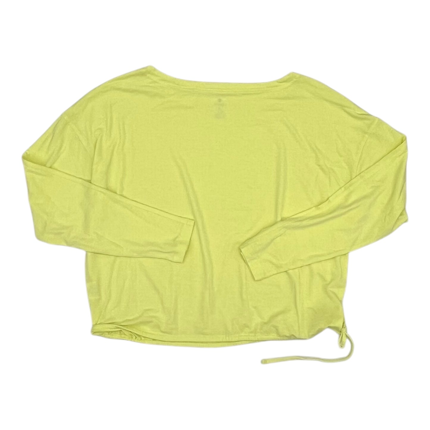 Athletic Top Ls Crewneck By Apana In Yellow, Size:S