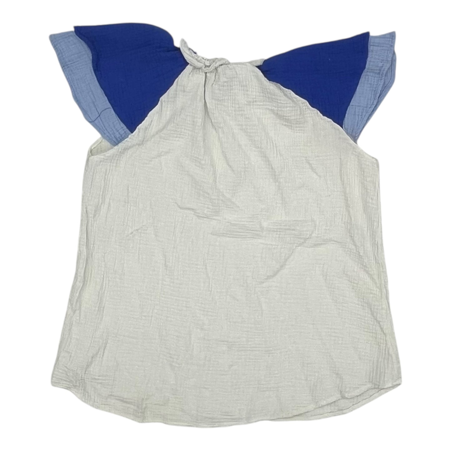 Blouse Ss By 7Th Ray In Blue, Size:M
