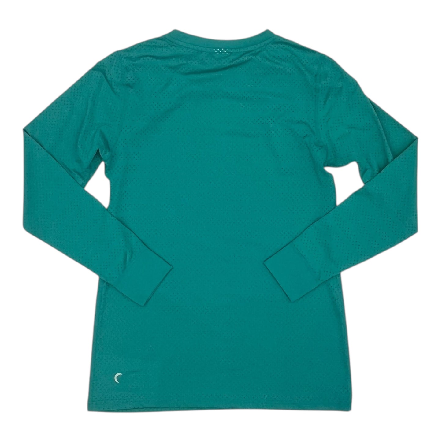 Athletic Top Ls Crewneck By Zyia In Teal, Size:M