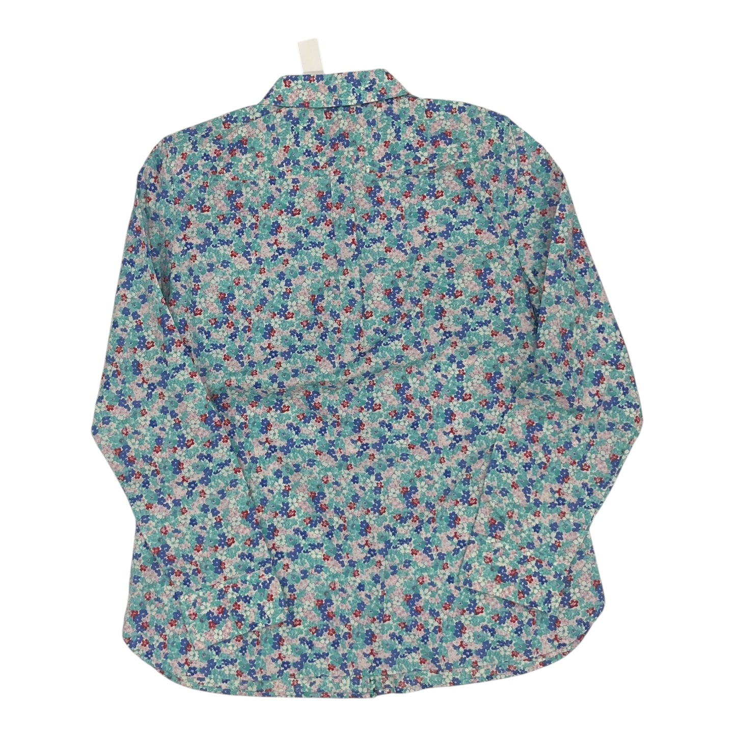 Blouse Ls By Talbots In Floral Print, Size:M