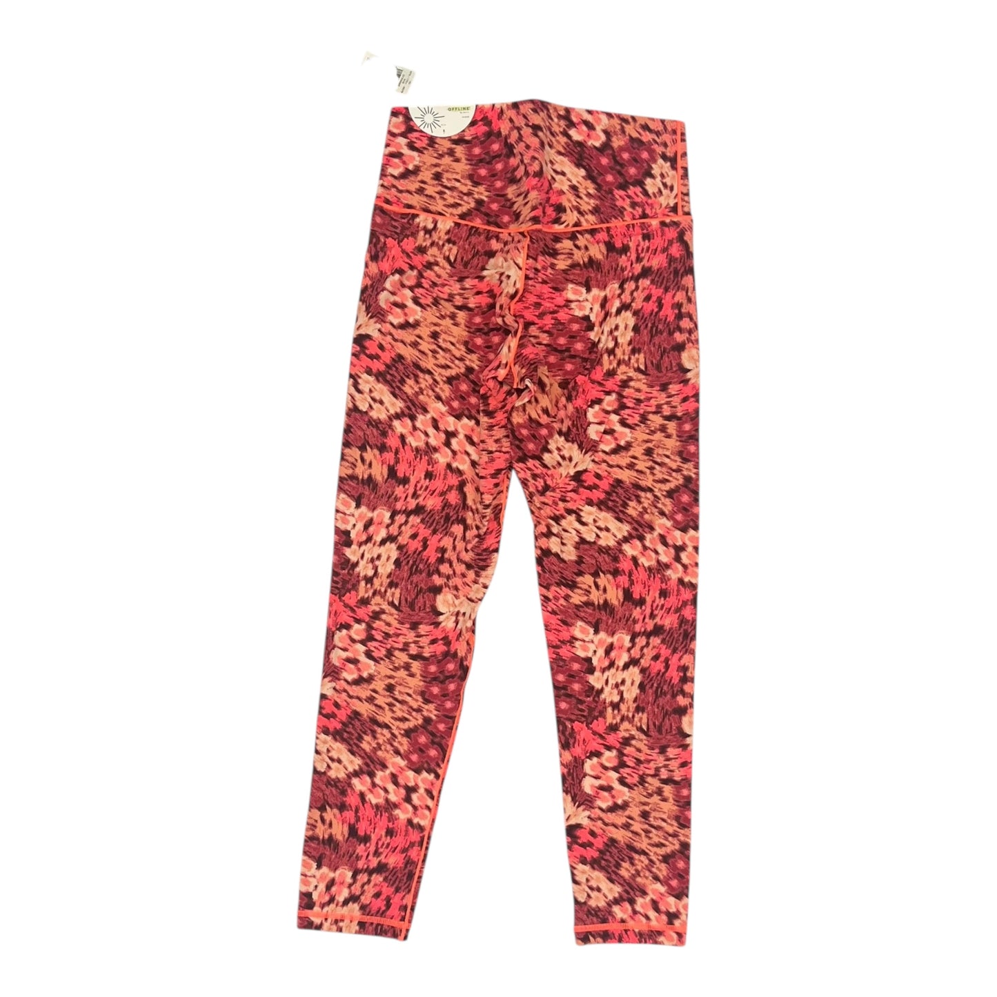 Athletic Leggings Capris By Aerie In Orange, Size:S