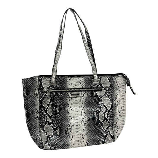 Handbag By Nine West In Snakeskin Print, Size:Medium