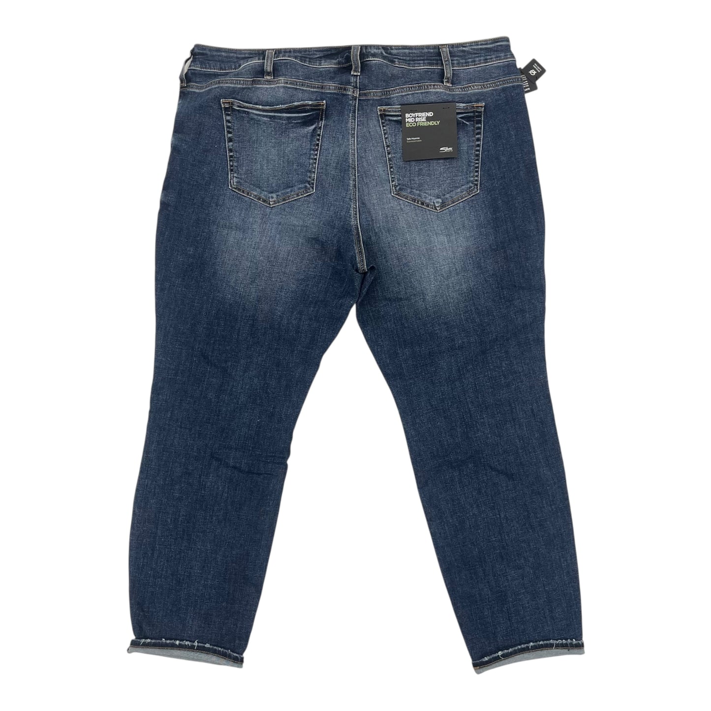 JEANS BOYFRIEND by SILVER In BLUE DENIM, Size: 20