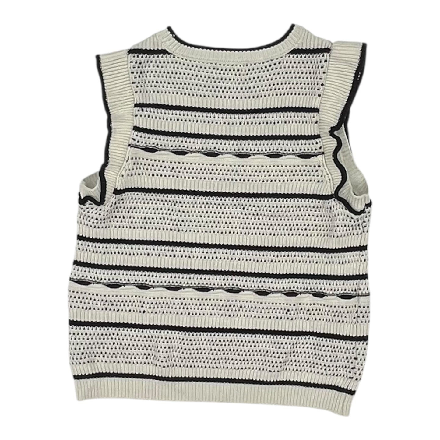 Vest Sweater By Evereve In Cream, Size:M