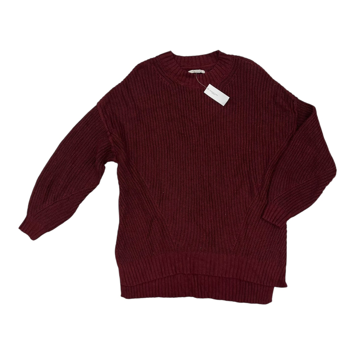 Sweater By American Eagle In Maroon, Size:M