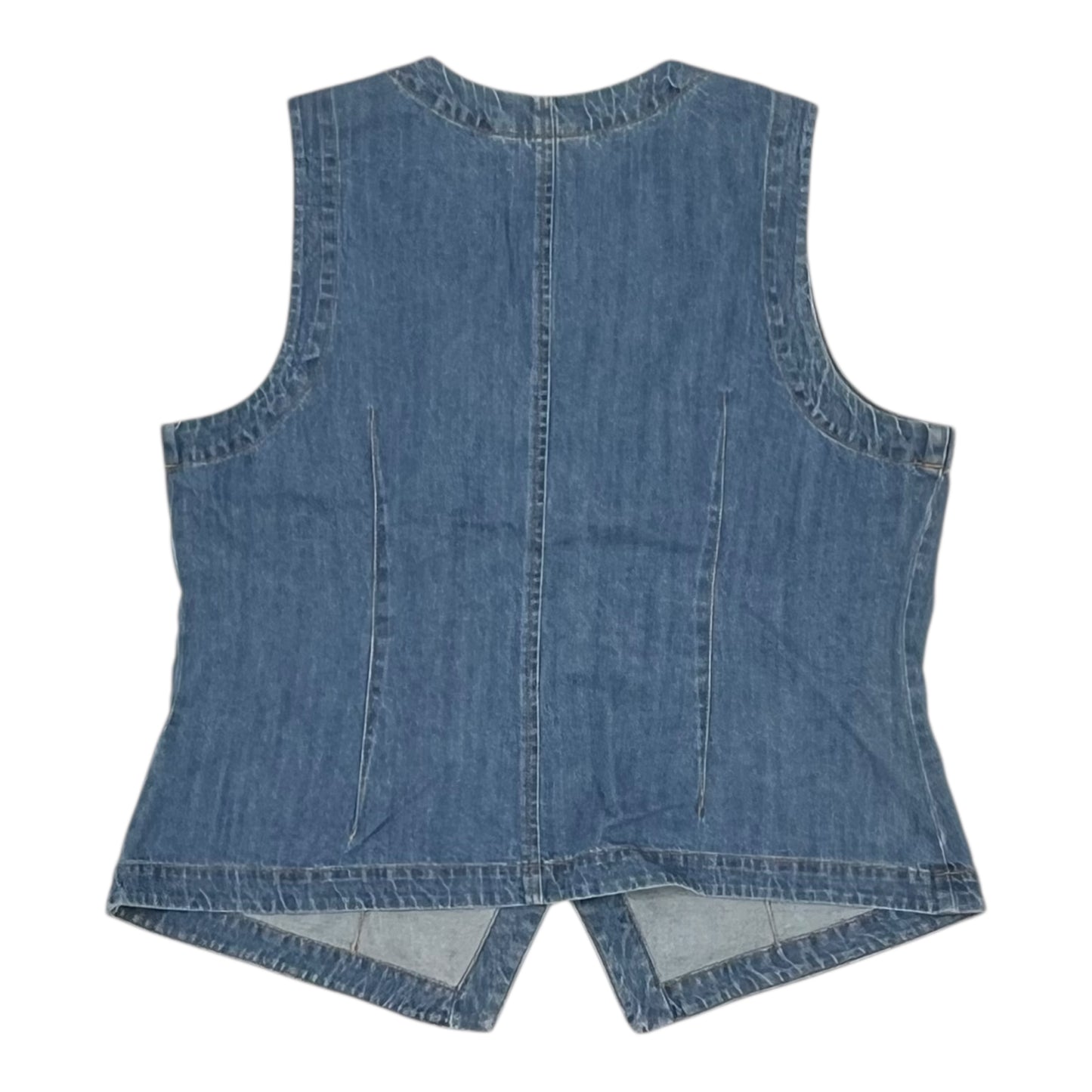 Vest Other By Time And Tru In Blue Denim, Size:Xl