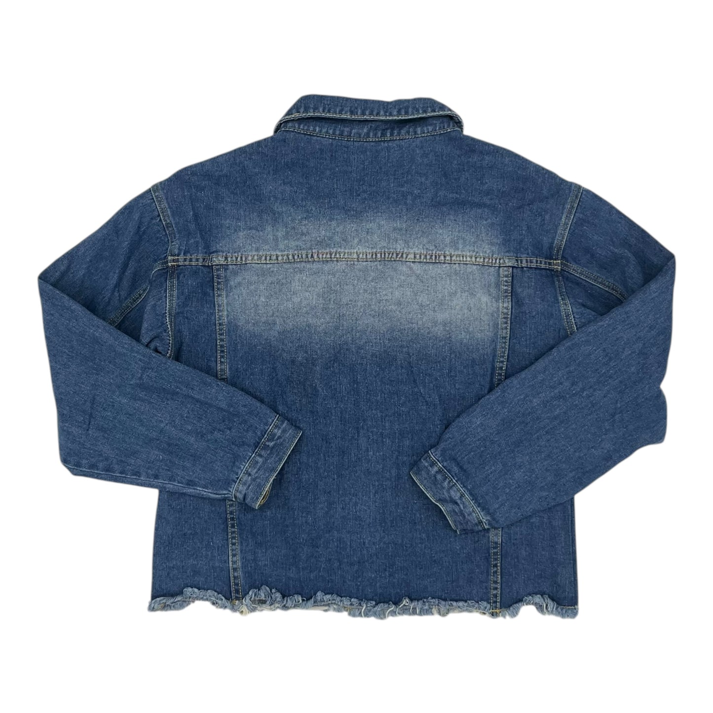 Jacket Denim By Clothes Mentor In Blue Denim, Size:Xl