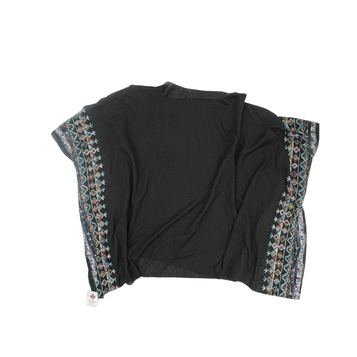 Poncho By Clothes Mentor In Black, Size:Osfm