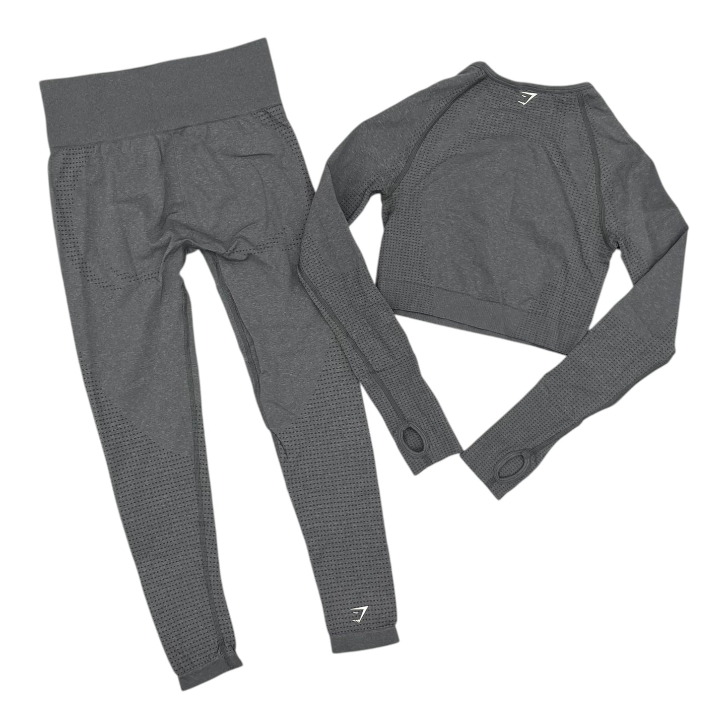 Athletic Pants 2Pc By Gym Shark In Grey, Size:S