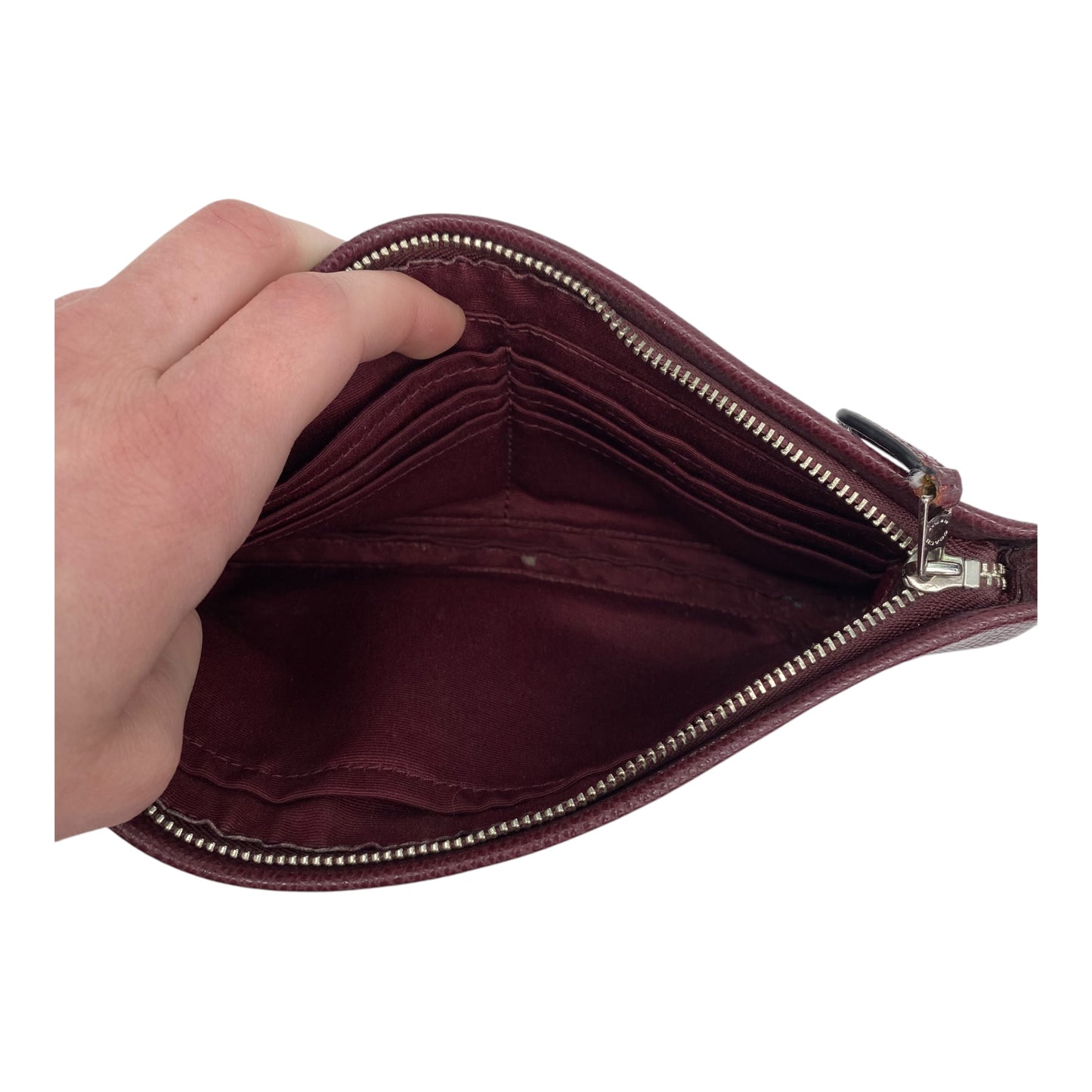 Wristlet Designer By Coach In Red, Size:Large