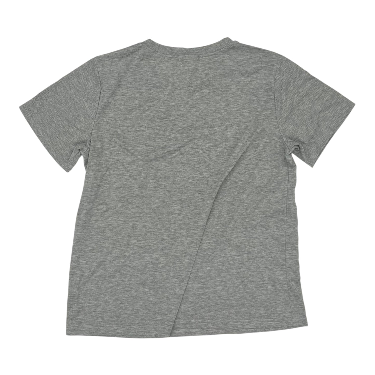 Top Ss Basic By Clothes Mentor In Grey, Size:Xl