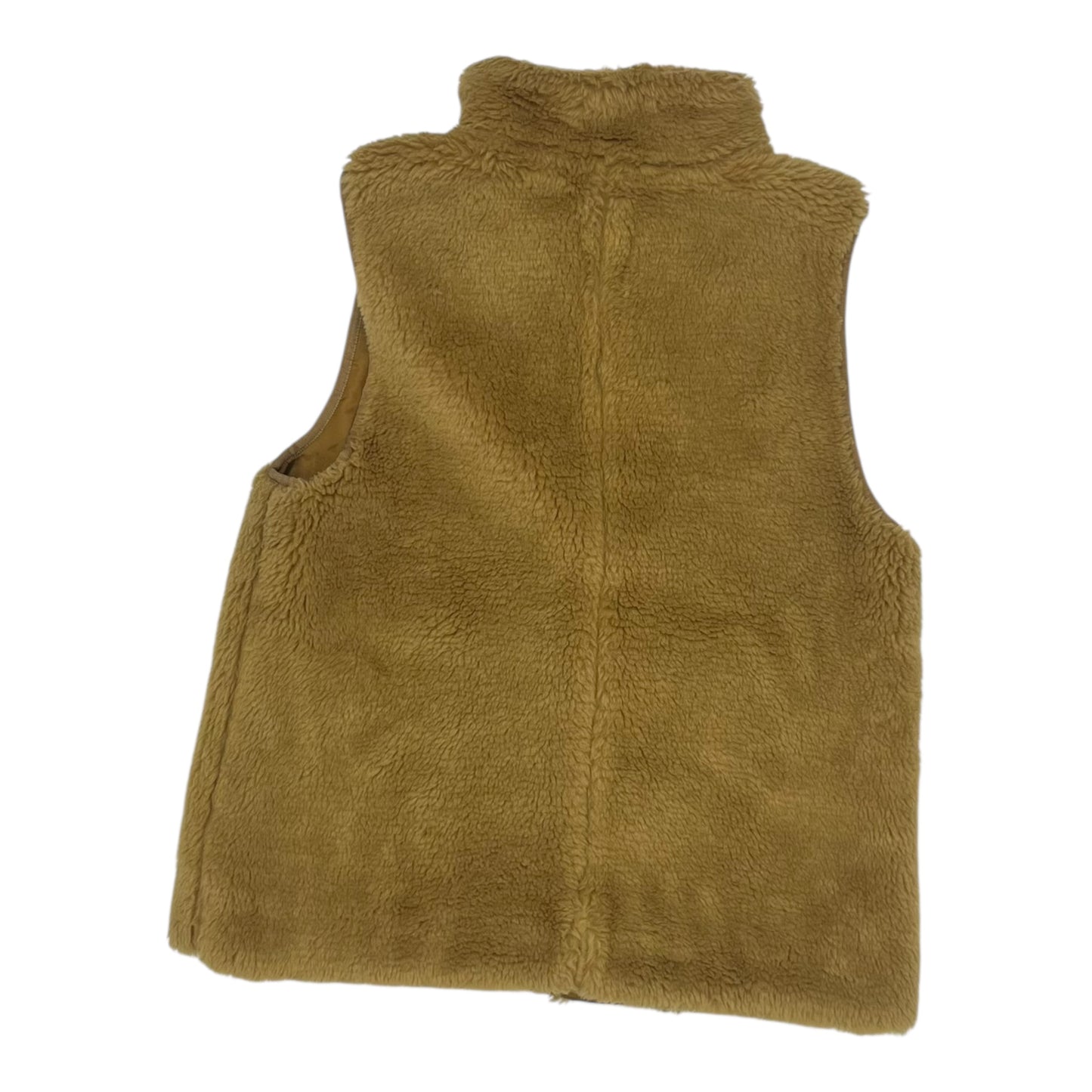 Vest Faux Fur & Sherpa By J. Crew In Brown, Size:S