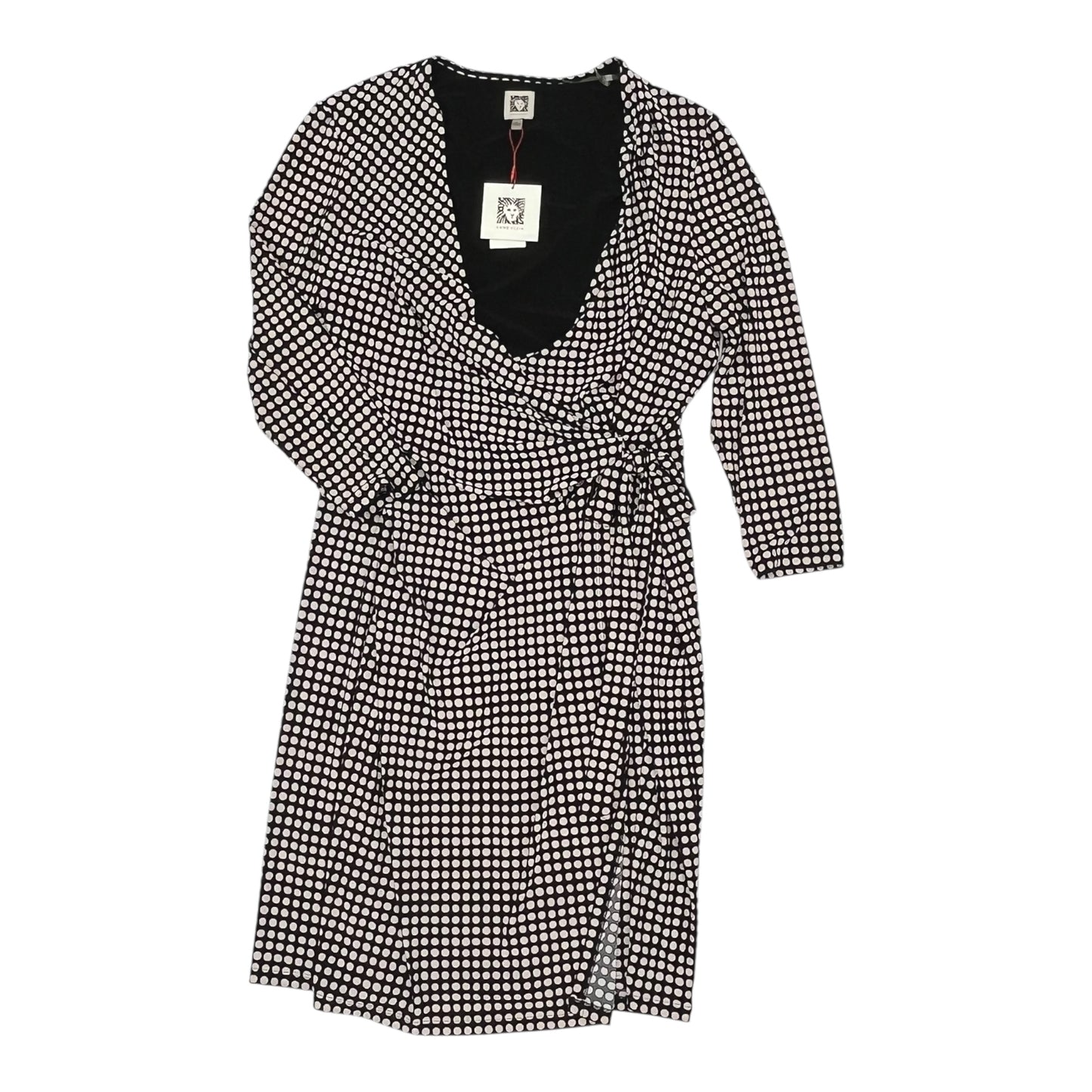 Dress Party Midi By Anne Klein In Black, Size:Xl