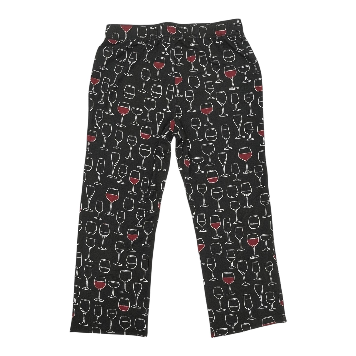 Pajama Pants By Soft Surroundings In Black & Red, Size:Xl