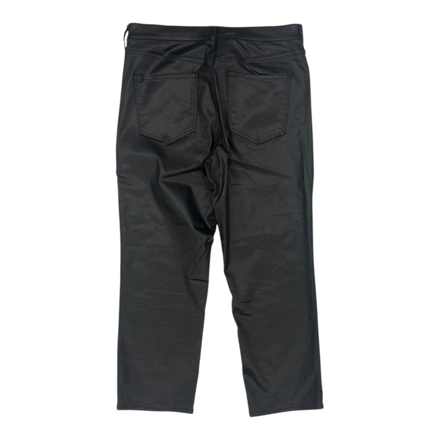 Jeans Straight By Express In Black Denim, Size:14