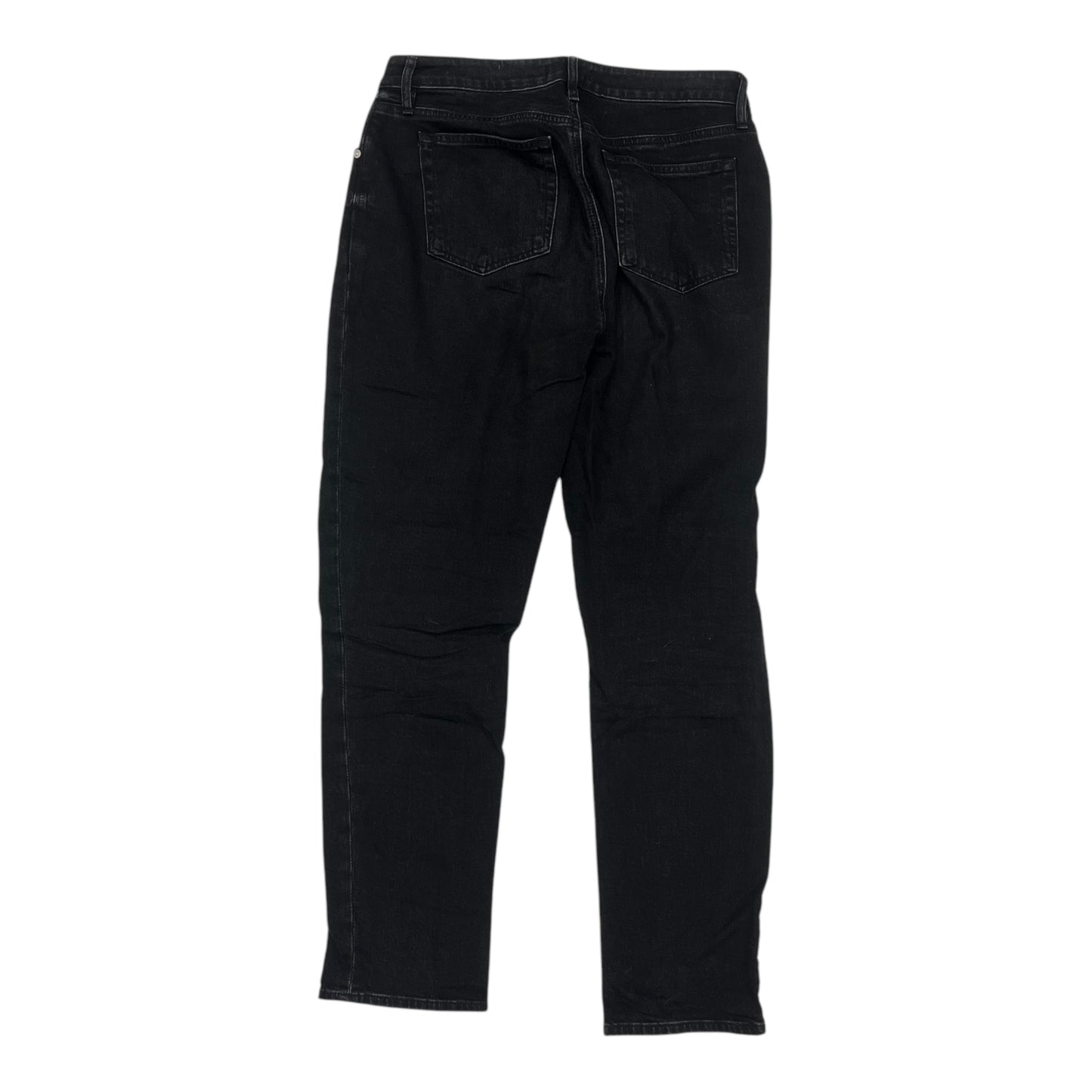 Jeans Boyfriend By Loft In Black Denim, Size:6