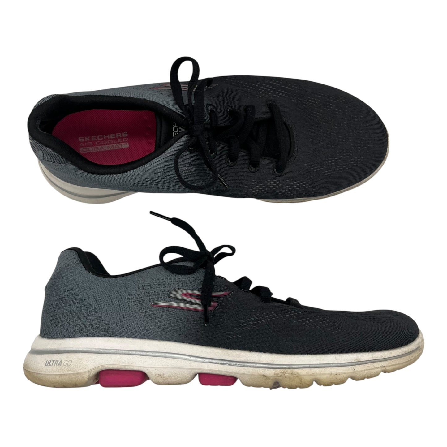 Shoes Athletic By Skechers In Black, Size:9.5