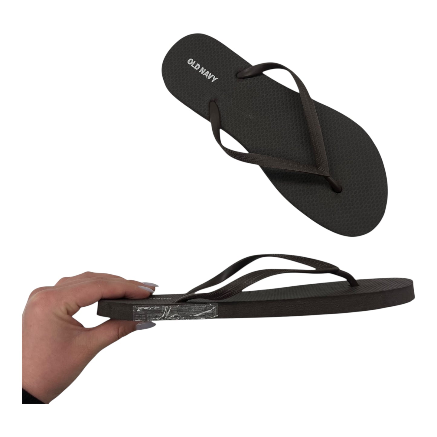 Sandals Flip Flops By Old Navy In Brown, Size:9
