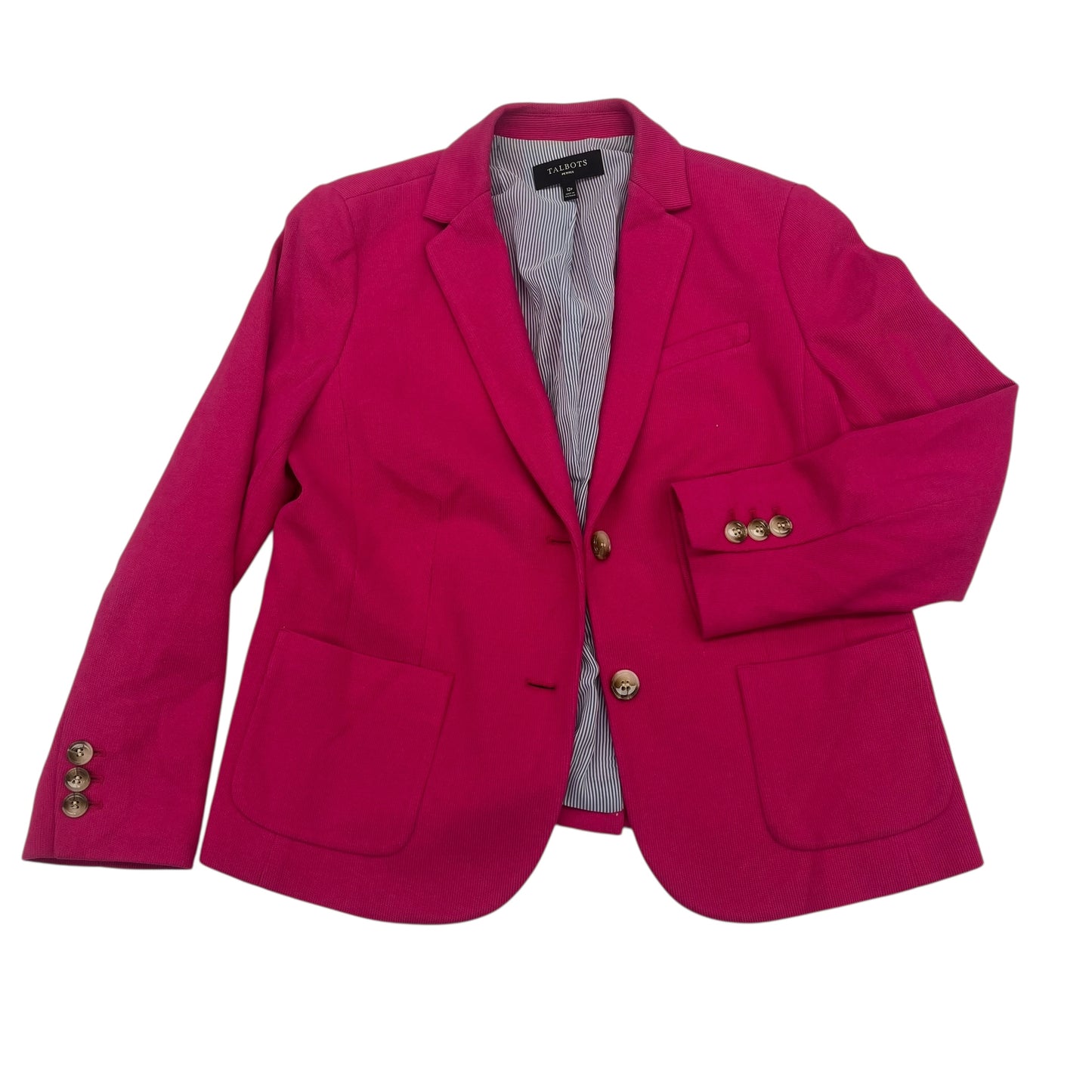 Blazer By Talbots In Pink, Size:Lp
