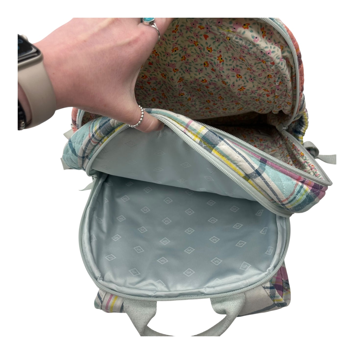 Backpack By Vera Bradley In Blue, Size:Large