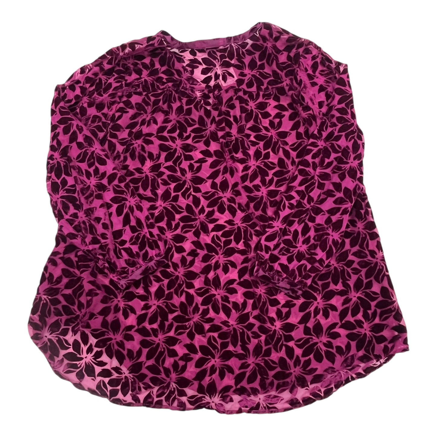 Blouse Ls By Torrid In Purple, Size:3X