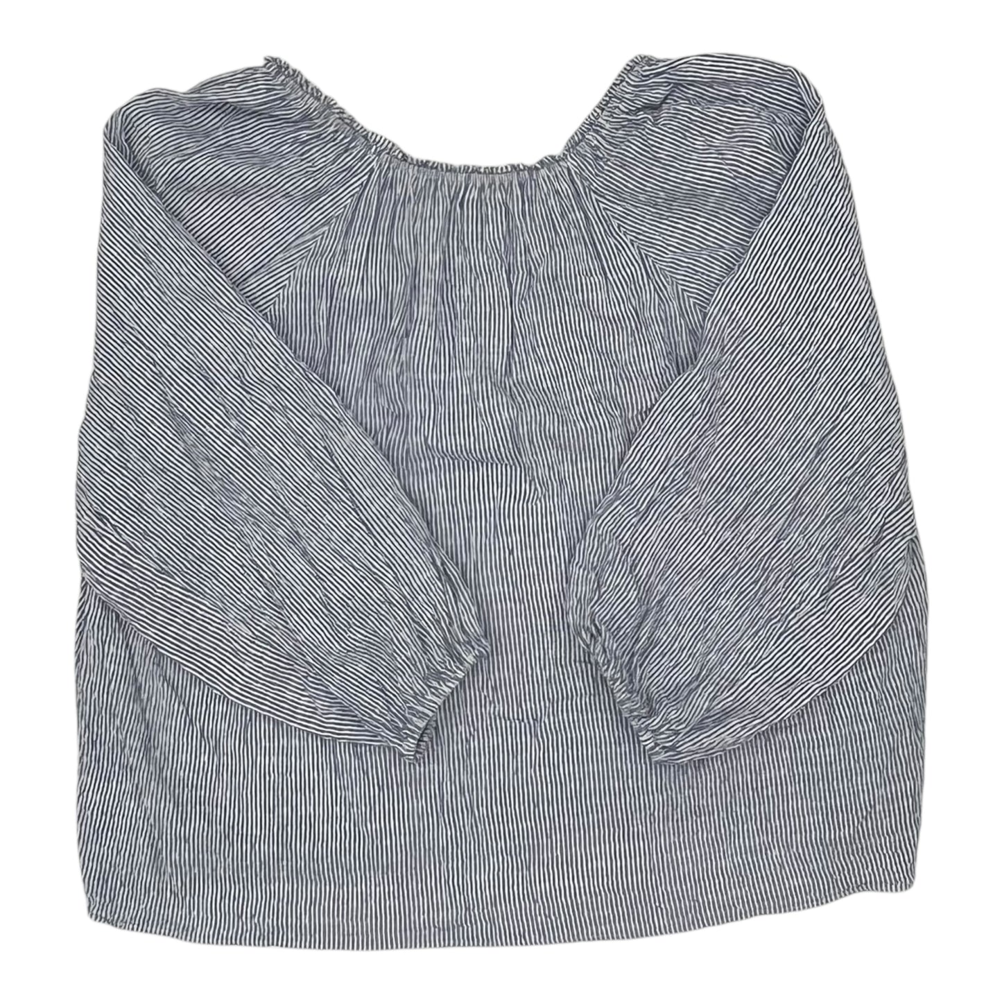 Top Ls By Old Navy In Blue & Cream, Size:3X