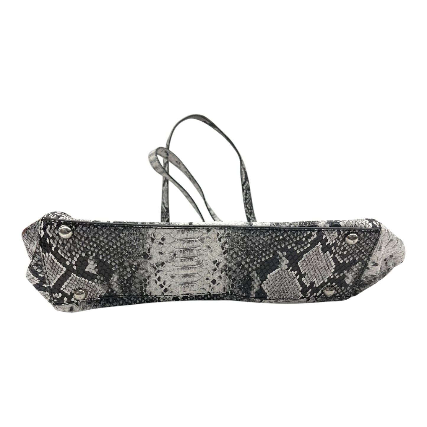 Handbag By Nine West In Snakeskin Print, Size:Medium