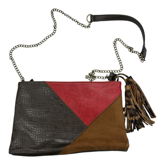 Crossbody By Chicos In Brown & Red, Size:Medium