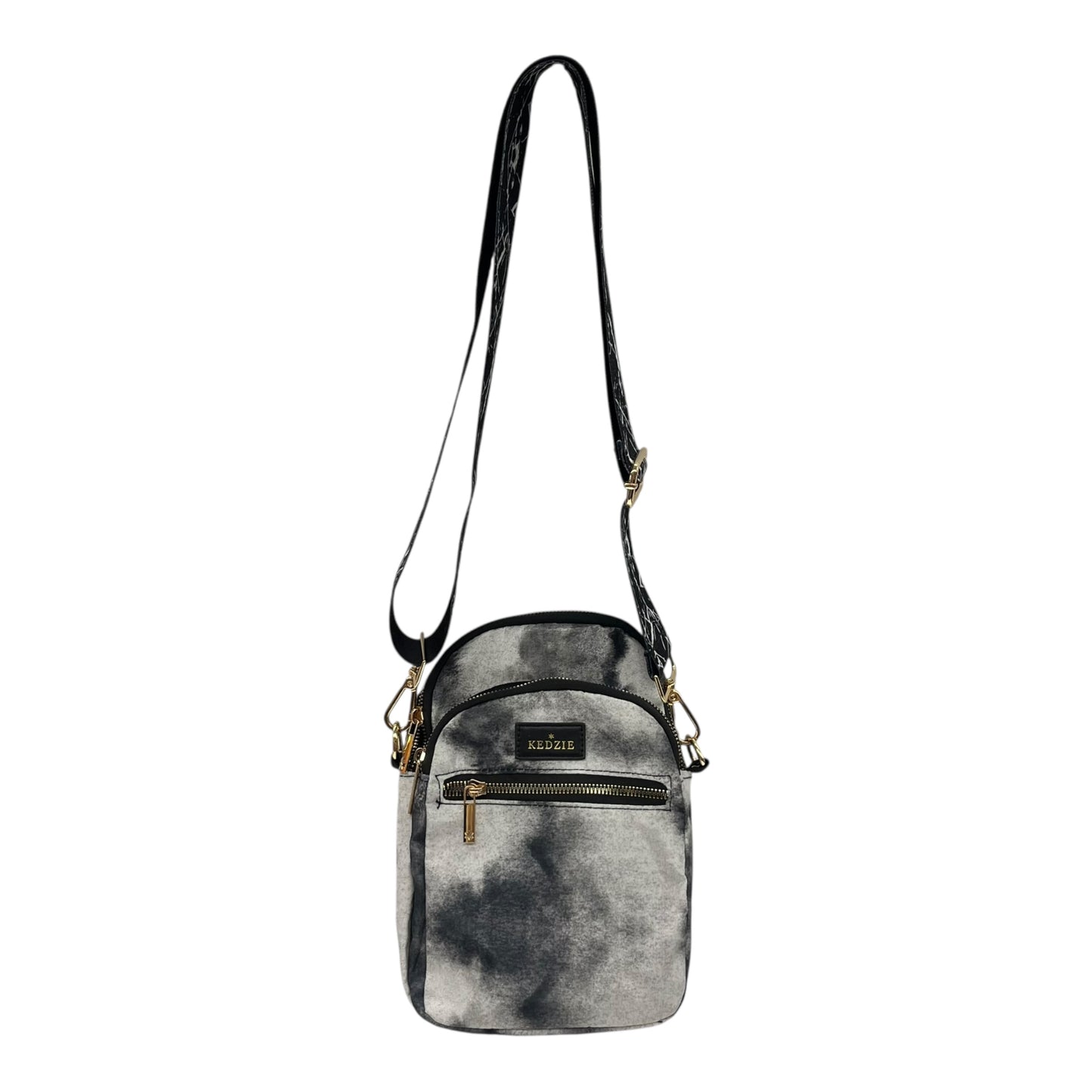 Belt Bag By Clothes Mentor In Black & White, Size:Medium