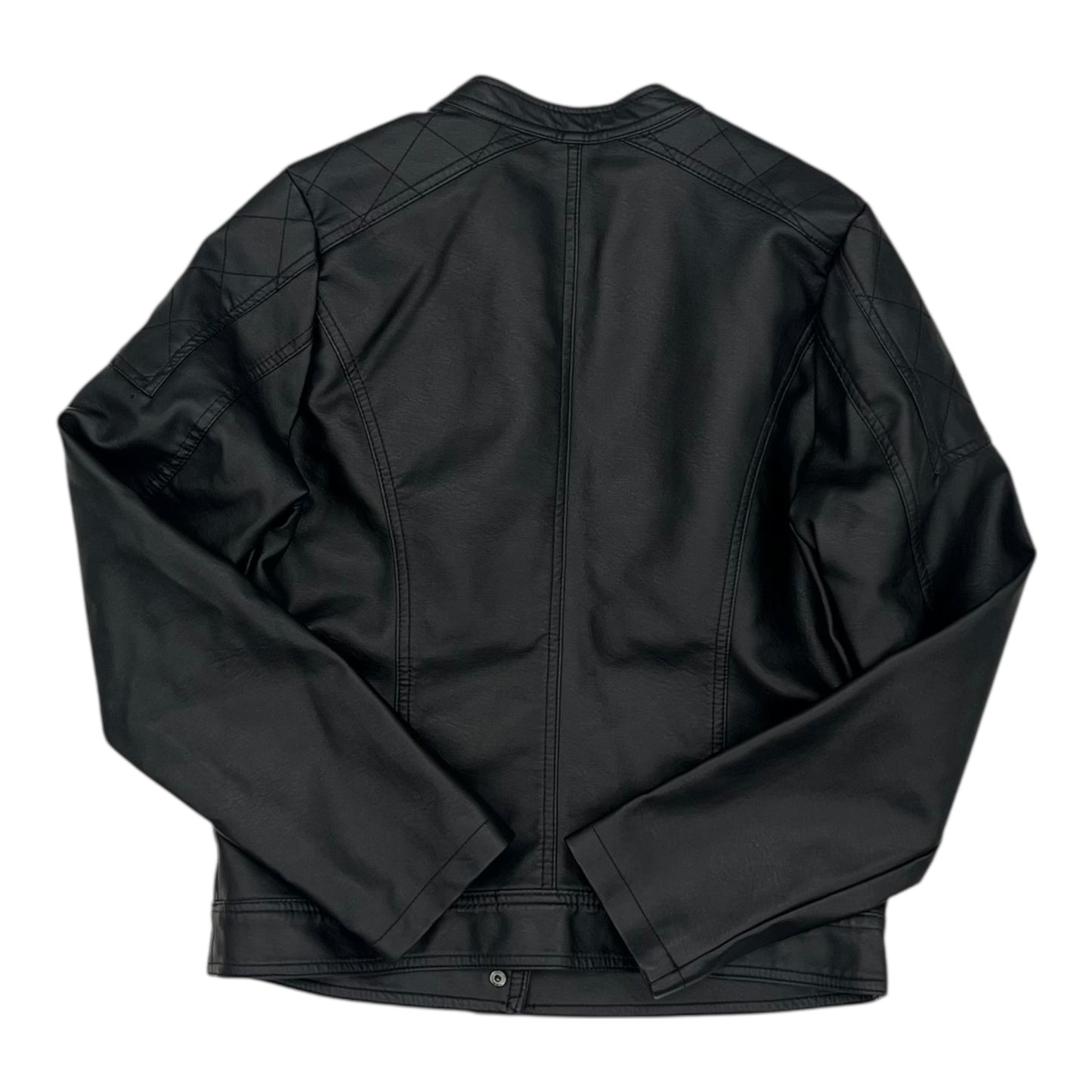 Jacket Moto By Ashley In Black, Size:L