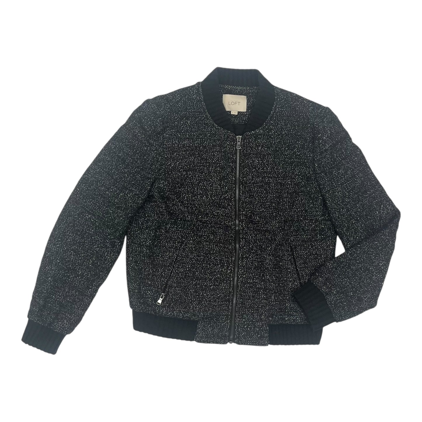 Jacket Moto By Loft In Black, Size:M