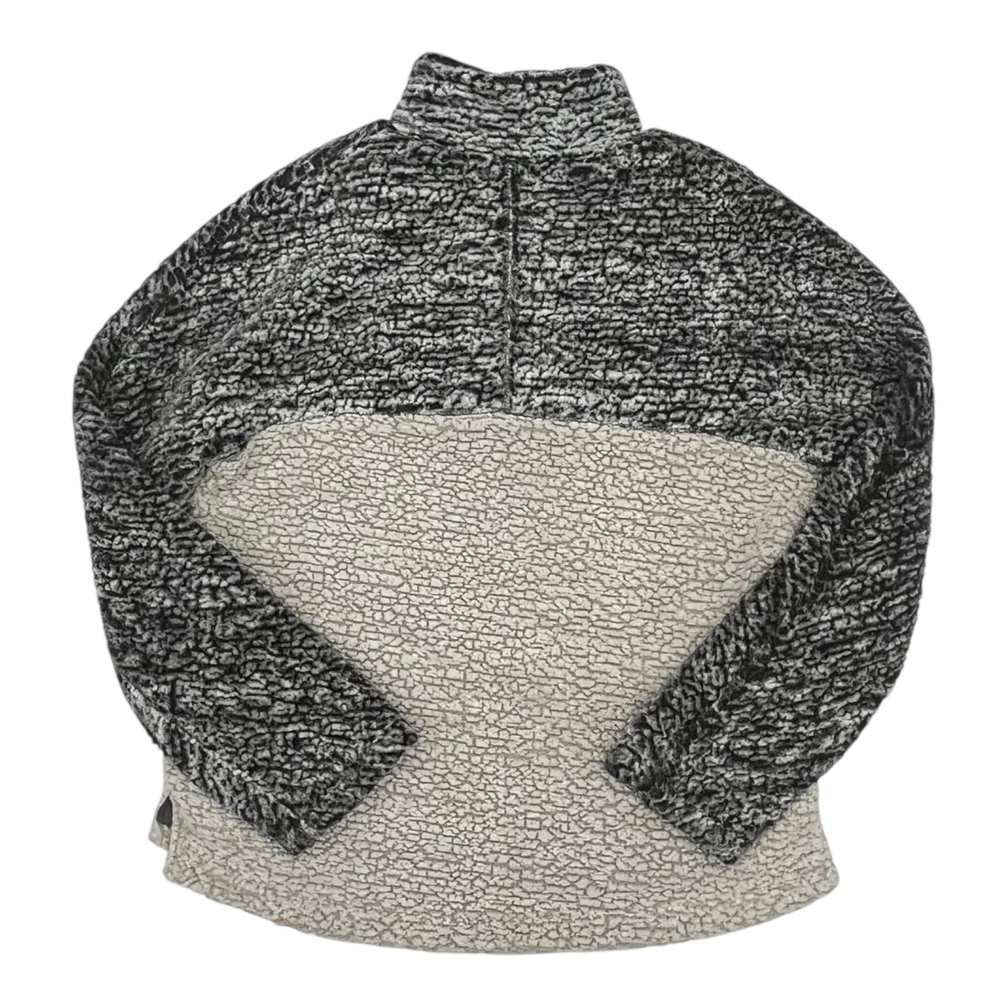 Sweatshirt Collar By Thread And Supply In Grey & Tan, Size:L