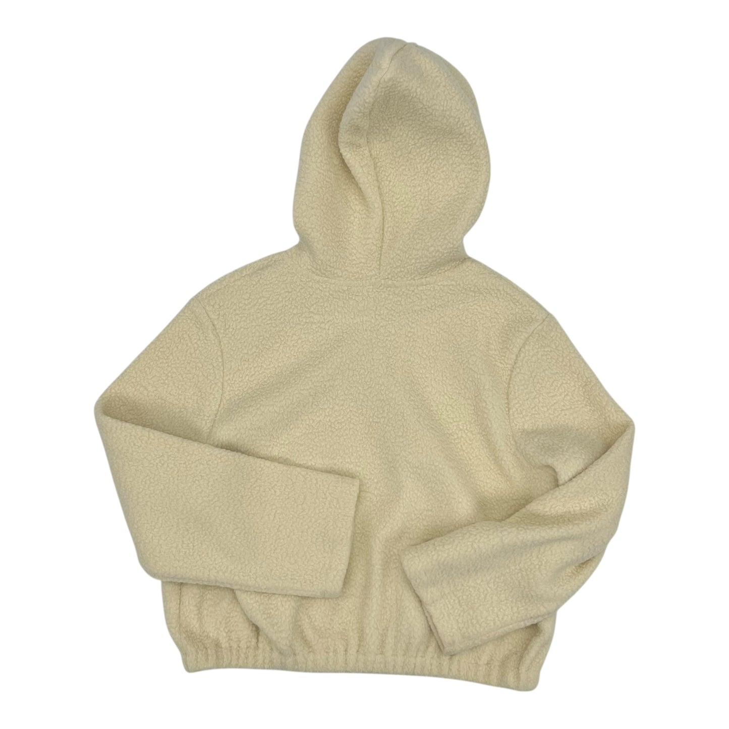 Jacket Faux Fur & Sherpa By Shein In Cream, Size:2X