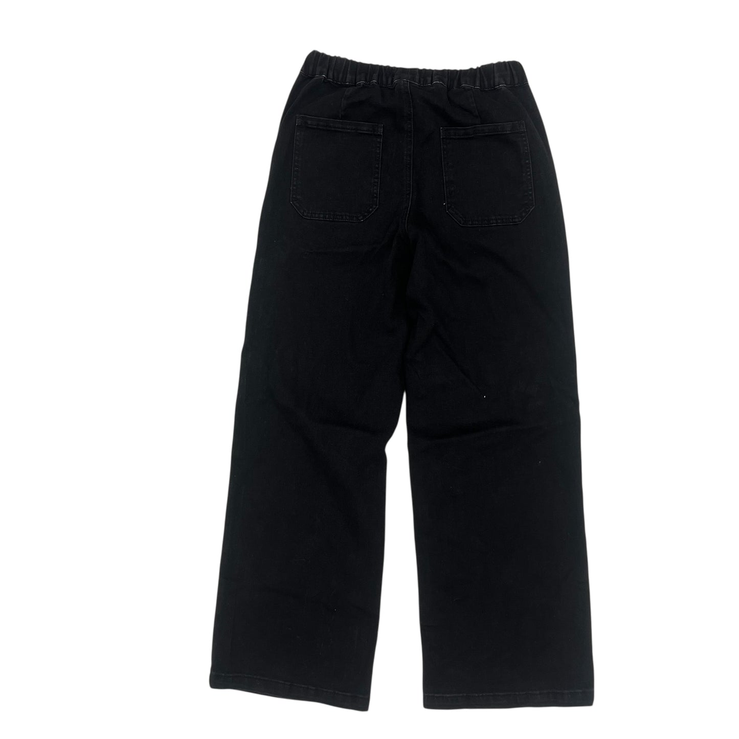Jeans Wide Leg By Clothes Mentor In Black Denim, Size:S