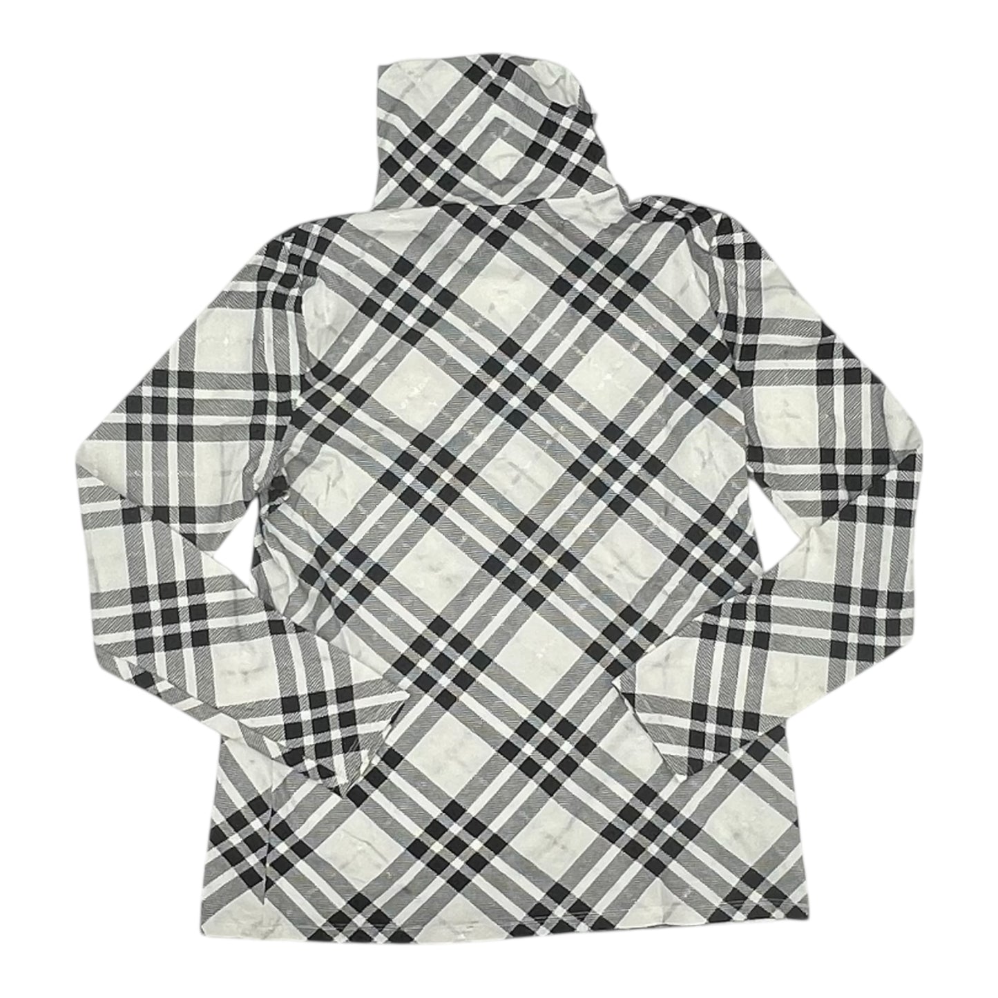 Top Ls By Talbots In Black & Red, Size:L