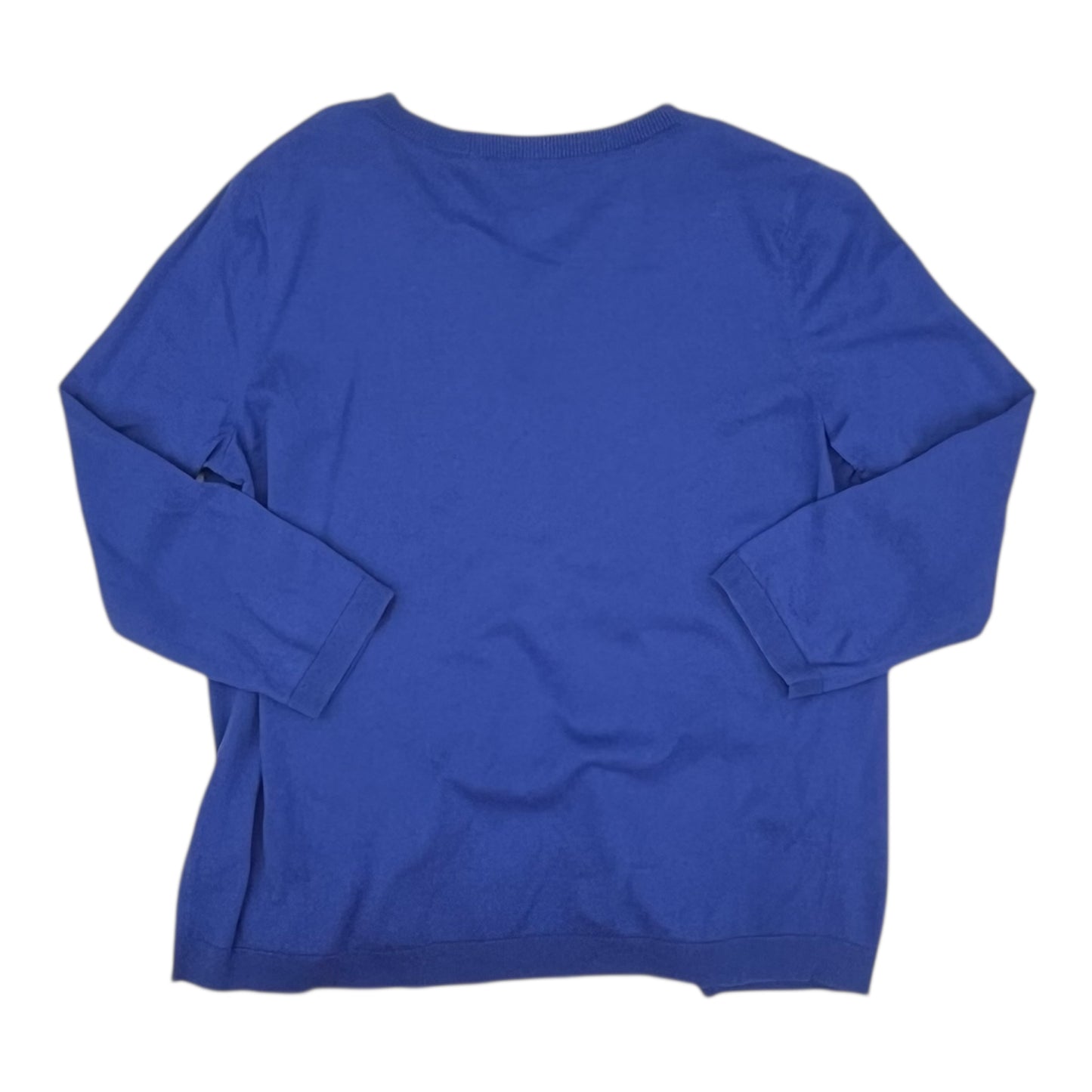 Cardigan By Talbots In Blue, Size:L