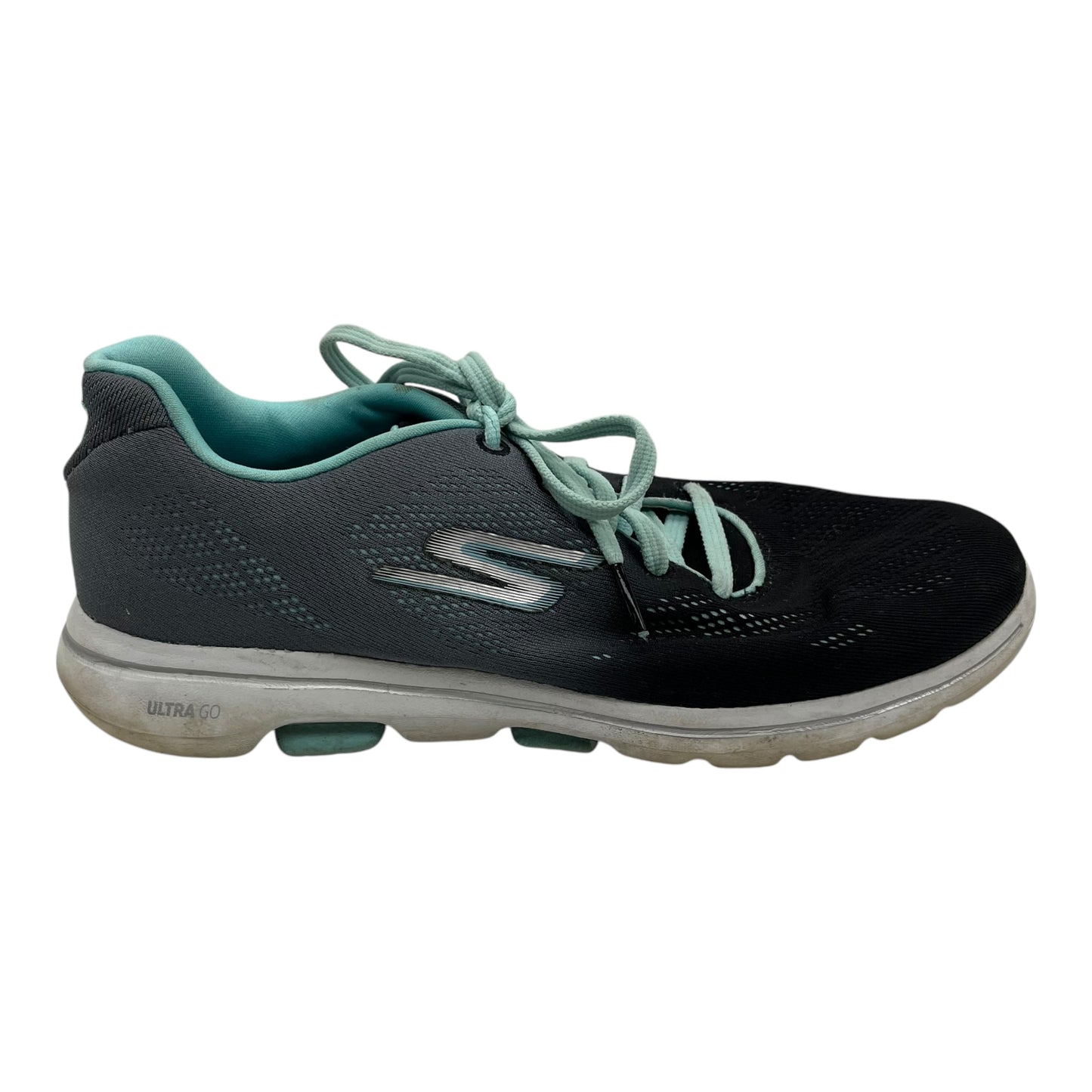 Shoes Athletic By Skechers In Blue & Grey, Size:9.5